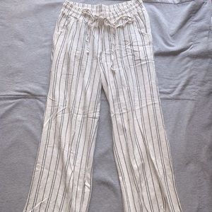 Striped White Beach Pants from JCrew